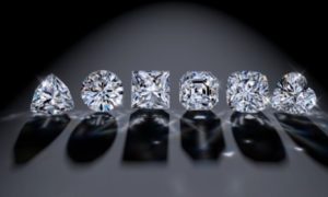 Brilliant cut diamonds showcasing estate jewelry quality